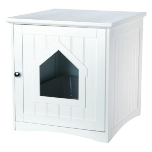 Casuta Pentru Litiera, MDF, 49x51x51 cm, Alb, 40290