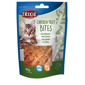Recompense Pentru Pisici, Premio, Filet Bites Cu Pui, 50 g, 42701