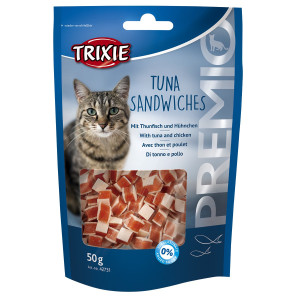 Recompense Pentru Pisici, Premio, Sandwichuri Cu Ton Si Pui, 50 g, 42731