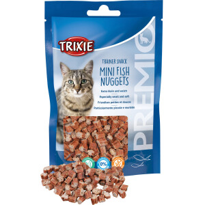 Recompense Pentru Pisici, Premio Trainer, Mini Nuggets Cu Peste/Pui/Catnip, 50 g, 42741