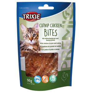 Recompense Pentru Pisici, Premio, Bites Cu Pui Si Catnip, 50 g, 42742