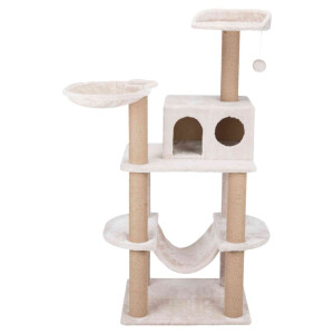 Ansamblu Cat Tree Federico, 60x50x142 cm, Gri Deschis, 44428