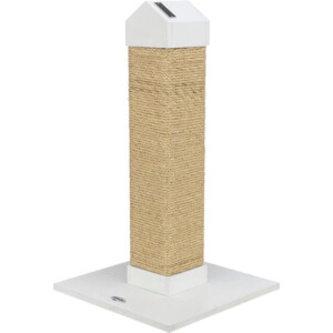L(-25%)Stalp Sisal De Zgariat, Be Nordic Iben, 34x34 cm/ h: 60 cm, Alb, 44744
