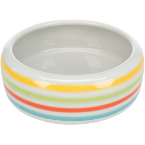 Castron Ceramic Pentru Iepuri, 500 ml/16 cm, Multicolor/Crem, 60807