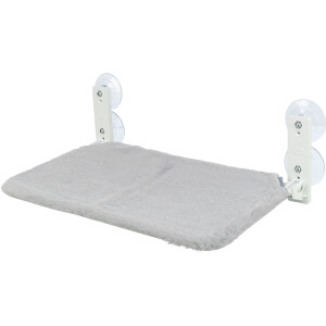 Sezlong Atasabil pe Fereastra, 58 x 34 cm, Pana la 12 kg, Alb/Gri, 43210