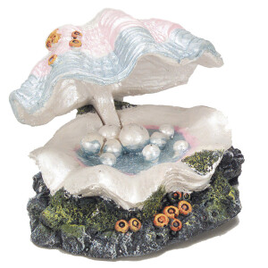 Decor Scoica cu Perle, S 12.5 x 11.5 x 8 cm, 234/108154
