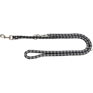 Lesa Cavo Coarda, Reglabila, S-M: 2 m/18 mm, Negru/Grafit, 14361