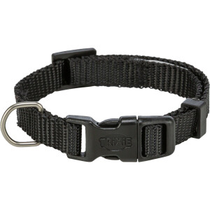 Zgarda Premium, XXS- XS: 15-25 cm/10 mm, Negru, 202101