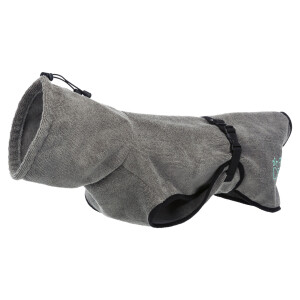 L(-22%)Halat De Baie Pentru Caini, M 50 cm, Gri, 23573