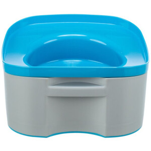 Castron Pentru Calatorie, Strong, Plastic, 21x11x21 cm, Gri/Petrol, 24601