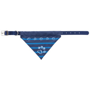 Zgarda Cu Esarfa, Premium, XS-S: 25-31 cm/15 mm, Indigo, 30921
