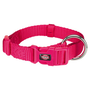 Zgarda Premium, S-M: 30-45/15 mm, Fucsia, 201511