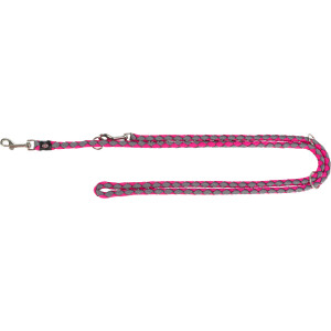 Lesa Cavo Coarda, Reglabila, S-M: 2 m/12 mm, Fucsia/Grafit, 143511