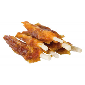 Recompensa Pentru Caini, Rulou Piele Cu Pui, 14 cm, (10 BUC/SET) - PRET BUCATA, 315881