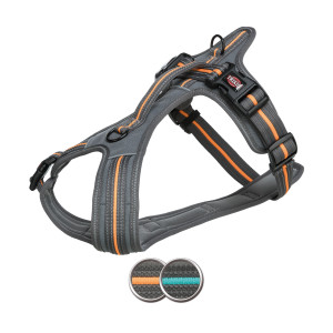L(-24%)Ham Fusion Touring, M: 51-66 cm/20 mm, Gri Grafit/Portocaliu Papaya, 207531