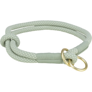 L(-22%)Zgarda Coarda Soft, Semistrangulanta, S: 35 cm/6 mm, Verde Salvie/Verde Menta, 1984416