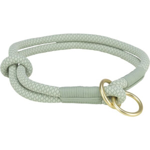 L(-22%)Zgarda Coarda Soft, Semistrangulanta, S-M: 40 cm / 10 mm, Verde Salvie/Menta, 1984516