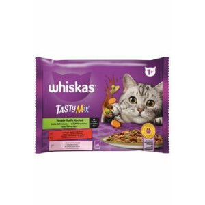 Hrana Umeda Pentru Pisici, Whiskas Tasty Mix Chef's Choice, 4x85g	
