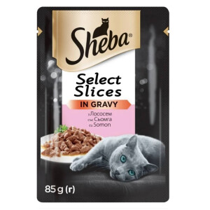 Hrana Umeda pentru Pisici, cu Somon in Sos, 85 g