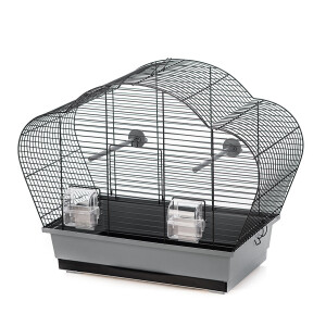 Colivie Beta, 56.5x28x44.5 cm, Gri/Negru, 493/120