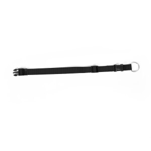 Zgarda Chinga Reglabila, L-XL: 40-65cm/25mm, Negru L0111000046