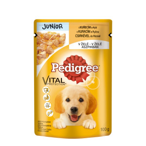 Hrana Umeda Pentru Caini, Pedigree Vital Junior, Pui Si Orez, 100 g