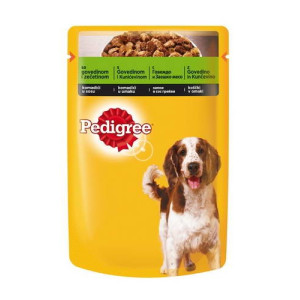 Hrana Umeda Pentru Caini, Pedigree Vital Adult, Vita Si Miel In Sos, 100 g
