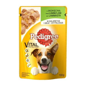 Hrana Umeda Pentru Caini, Pedigree Vital Adult, Miel, 100 g