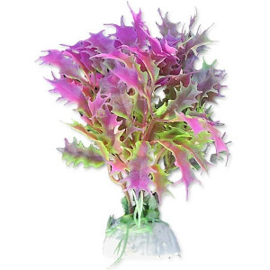 Planta Artificiala Pentru Acvariu, Blister, 10 cm, Roz/Verde, 1B12