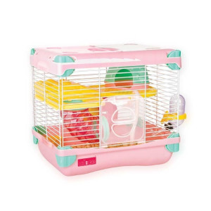L(-17%)Cusca Pentru Rozatoare, Gremi Adventure Land, S: 28x21x25 cm, Roz, K803	