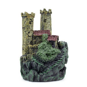 L(-19%)Decor Pentru Acvariu, Castel, 7.5x7.5x11 cm, R012