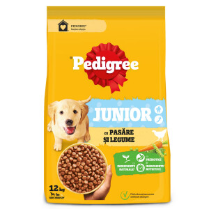 Hrana Uscata Junior cu Pasare Legume, 12 kg, 13.11.25