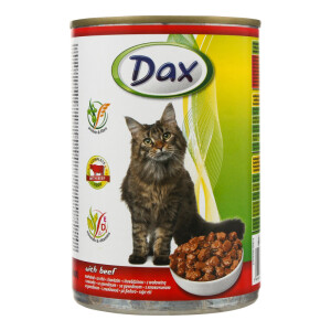 Hrana Umeda Pentru Pisici, Dax, Cu Vita, 415 g	