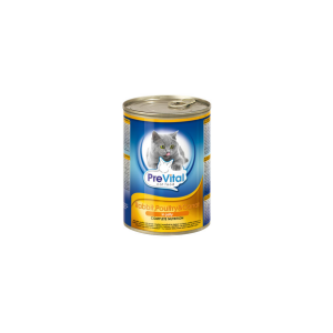 Hrana Umeda Pentru Pisici, Prevital, Cu Iepure/Pasare/Morcovi, In Jeleu, 415 g