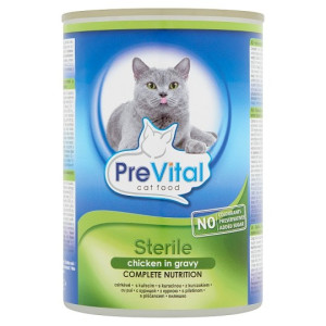 Hrana Umeda Pentru Pisici, Prevital Steril, Cu Pui In Sos, 400 g	
