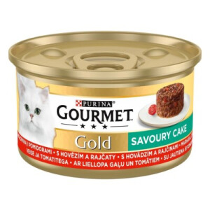 Gourmet Gold cu Vita in Sos de Rosii, 85 g