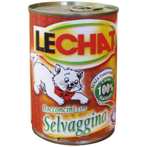 Hrana Umeda Pentru Pisici, LeChat, Cu Vanat, 400 g	