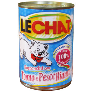 Hrana Umeda Pentru Pisici, LeChat, Cu Ton, 400 g	