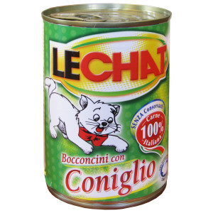 Hrana Umeda Pentru Pisici, LeChat, Cu Iepure, 400 g	