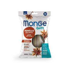 Recompense Pentru Caini, Gift Dental Sticks Mini Puppy/Junior, Cu Miel/Anason, 120 g