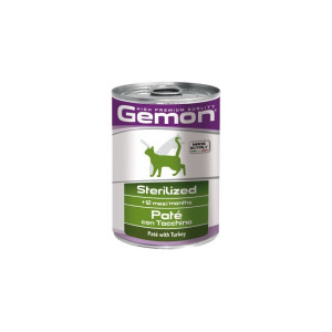 Hrana Umeda Pentru Pisici, Gemon Steril, Pate Cu Curcan, 400 g