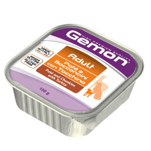 Hrana Umeda Pentru Caini, Gemon Adult, Pate Cu Curcan, 150 g
