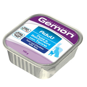 Hrana Umeda Pentru Caini, Gemon Adult, Pate Cu Ton, 150 g