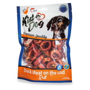 Recompense Pentru Caini, Carne De Rata Pe Rolou De Cod, 250 g, A04612