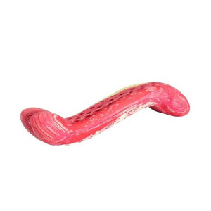 Jucarie Pentru Caini, HipHop, Dental, Os Antibacterian, Aroma Friptura De Vita, Cauciuc, 11 cm, A434243