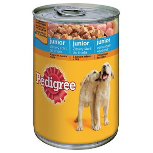 Hrana Umeda Pentru Caini, Pedigree Junior, Pui, 400 g
