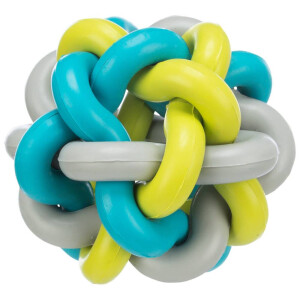 Jucarie Pentru Caini, Minge Innodata, Cauciuc, 7 cm, Multicolora, 32621	