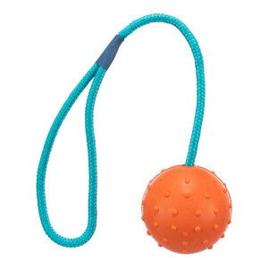 Jucarie Pentru Caini, Minge Cauciuc Pe Sfoara, 7/30 cm, 3305