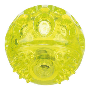 Jucarie Pentru Caini, Minge Luminoasa, 7.5 cm, Lime, 33643