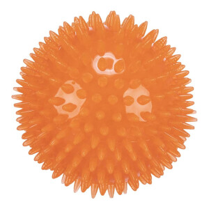 Jucarie Pentru Caini, Minge Arici, Plutitoare, 8 cm, Portocaliu, 33651